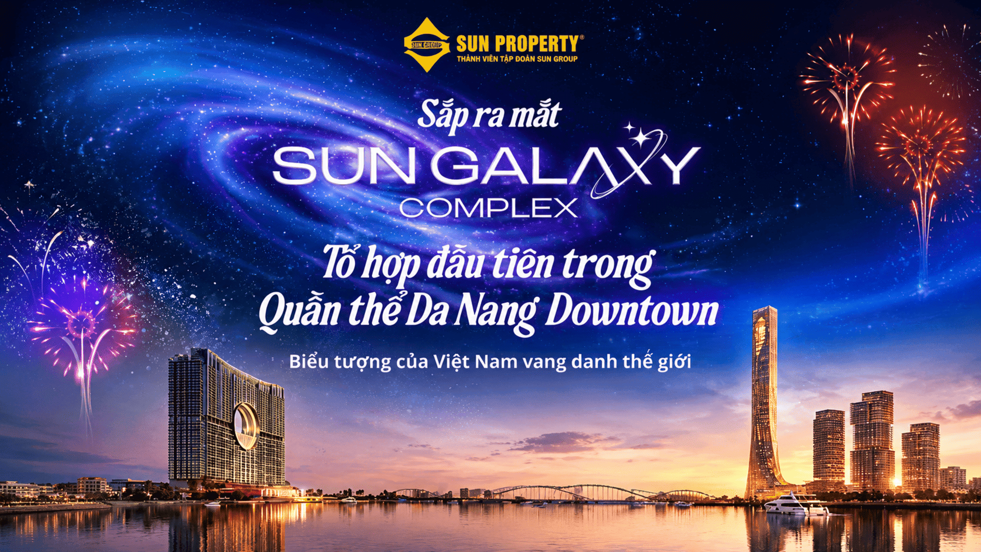 Tận hưởng không gian sống nghỉ dưỡng mỗi ngày tại Sun Galaxy Complex.